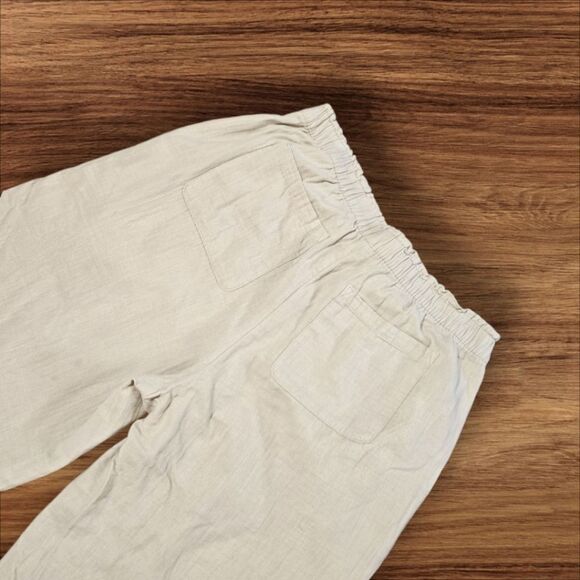 Old Navy Tan High Rise Wide Leg Lounge Beach Pants - Picture 4 of 6